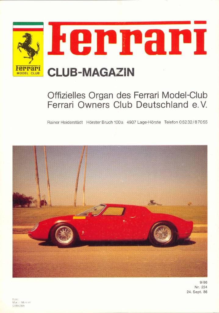 Image for Ferrari Model Club issue 224
