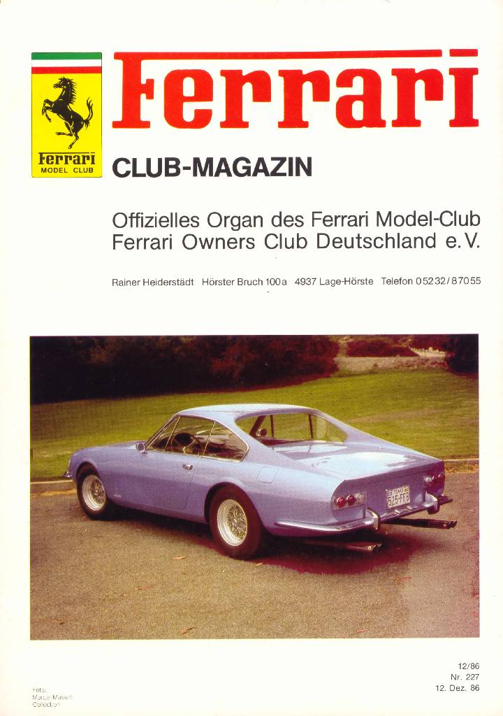 Image for Ferrari Model Club issue 227
