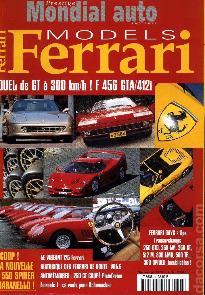 Image for Ferrari Models (Juin 2000) issue 6