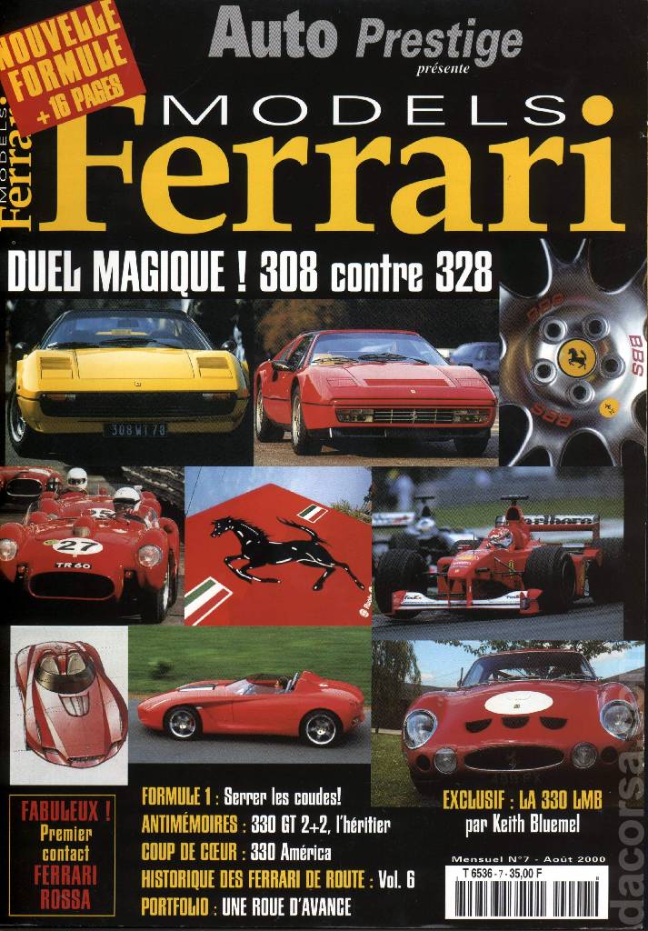 Image for Ferrari Models (Aout 2000) issue 7