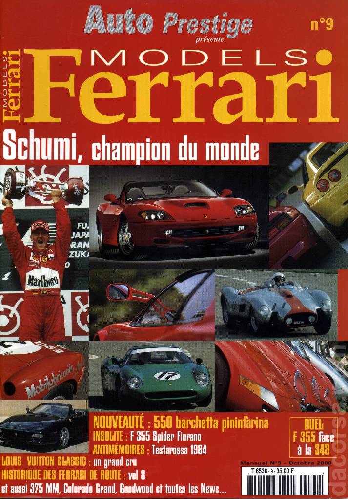 Image for Ferrari Models (Octobre 2000) issue 9