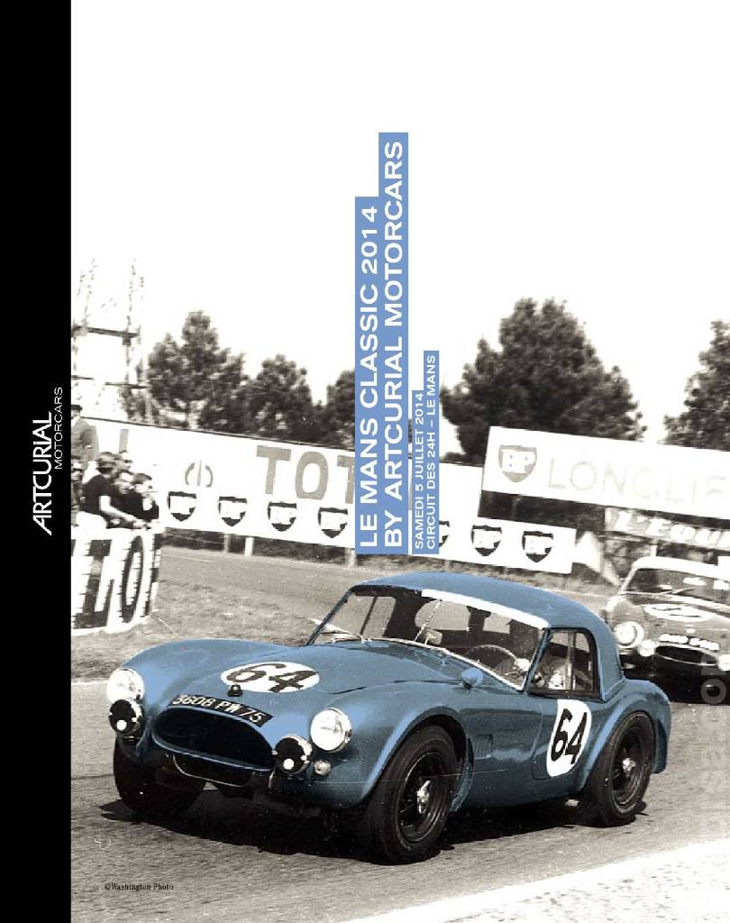 Event Poster for Artcurial | Le Mans Classic 2014