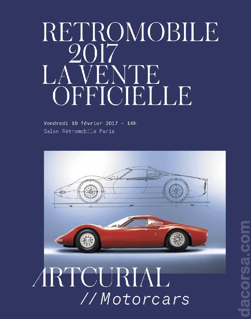 Event Poster for Artcurial | R&eacute;tromobile 2017