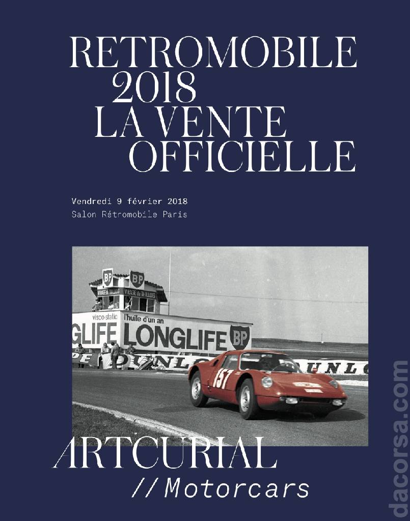 Event Poster for Artcurial | R&eacute;tromobile 2018