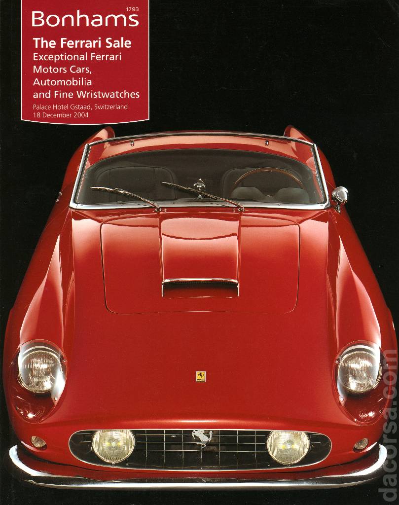 Event Poster for (11231) Bonhams | The Ferrari Sale