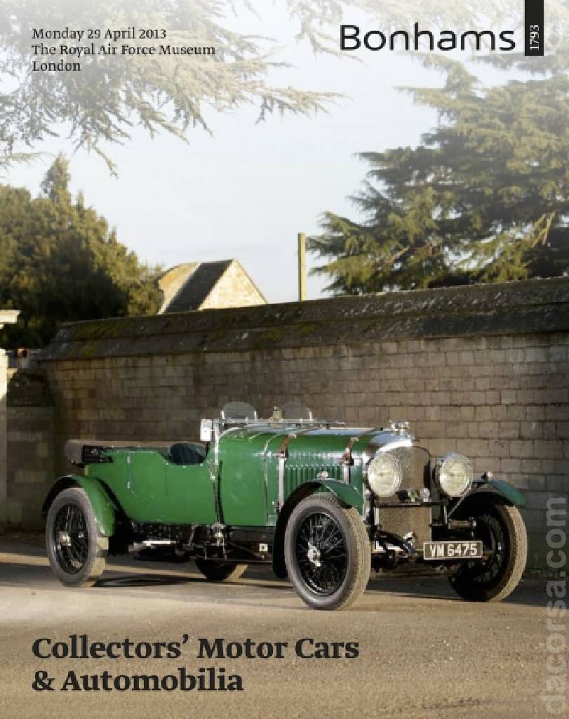 Event Poster for (20926) Bonhams | Collectors' Motorcars and Automobilia Auction