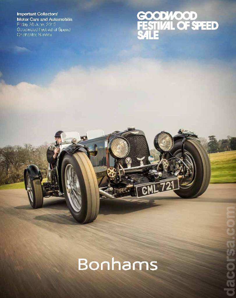 Event Poster for (22723) Bonhams | Goodwood Festival of Speed Sale