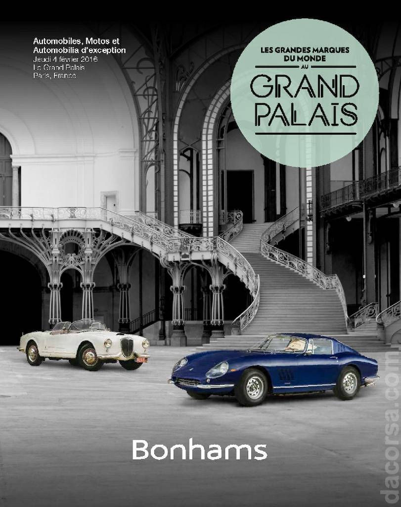 Event Poster for (23262) Bonhams | Les Grandes Marques du Monde au Grand Palais