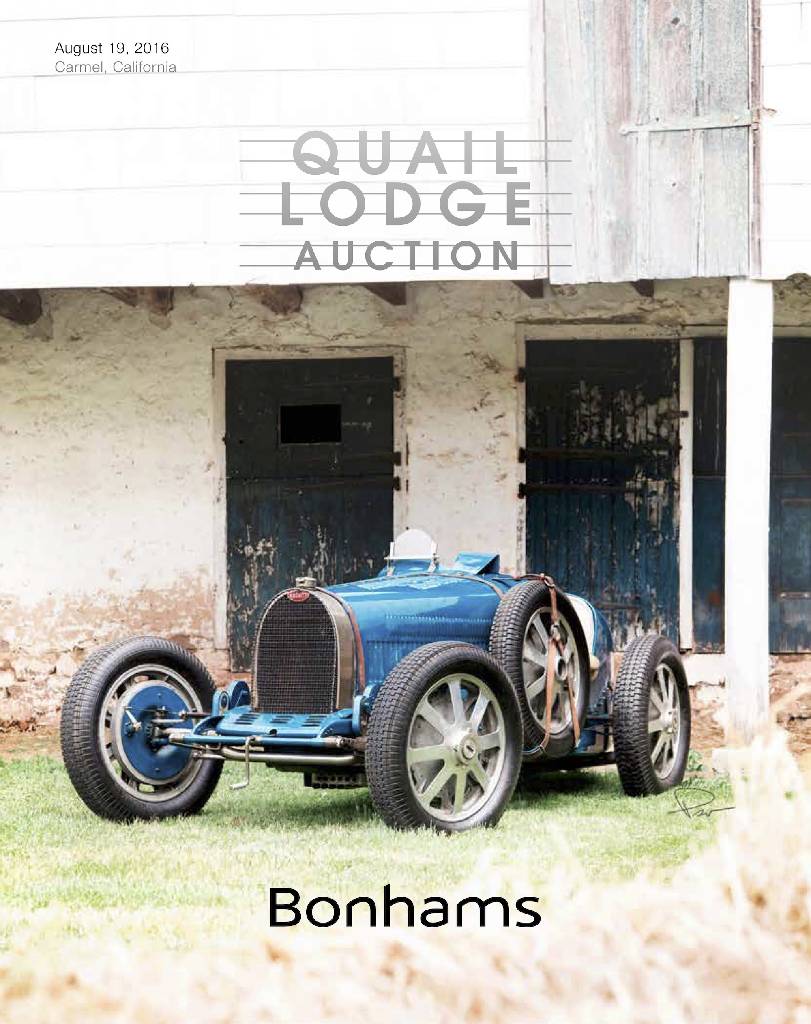 Event Poster for (23425) Bonhams | Quail Lodge Auction