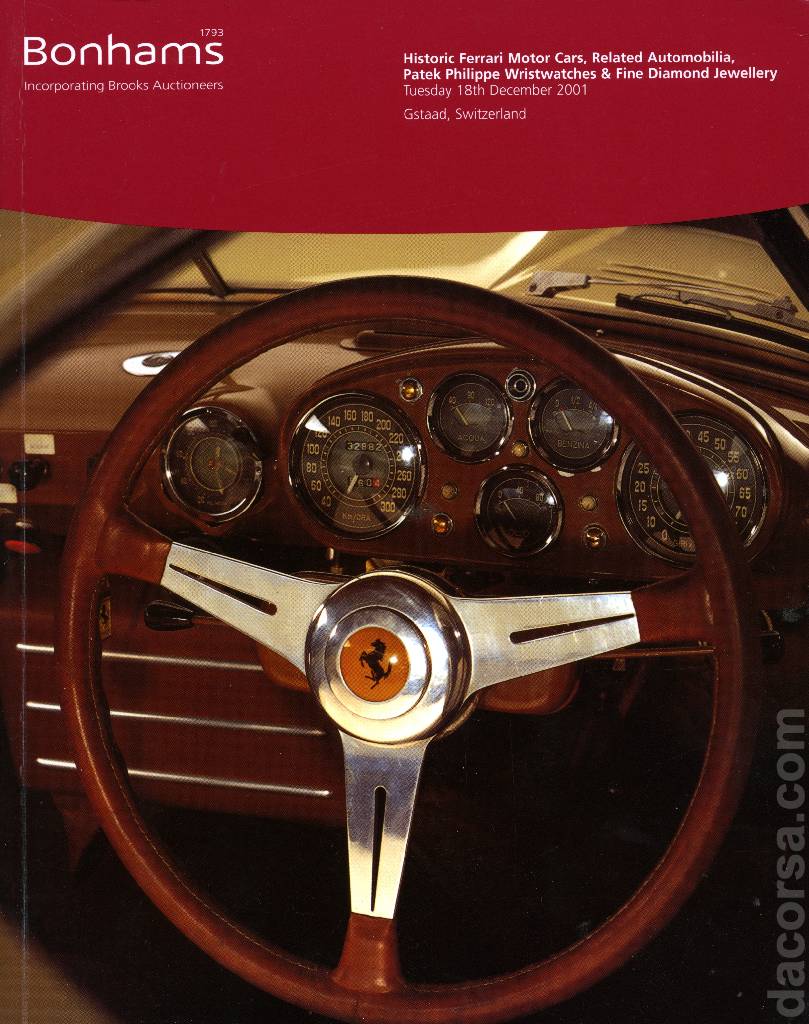 Image representing Bonhams | Historic Ferrari Motor Cars and Related Automobilia 2001