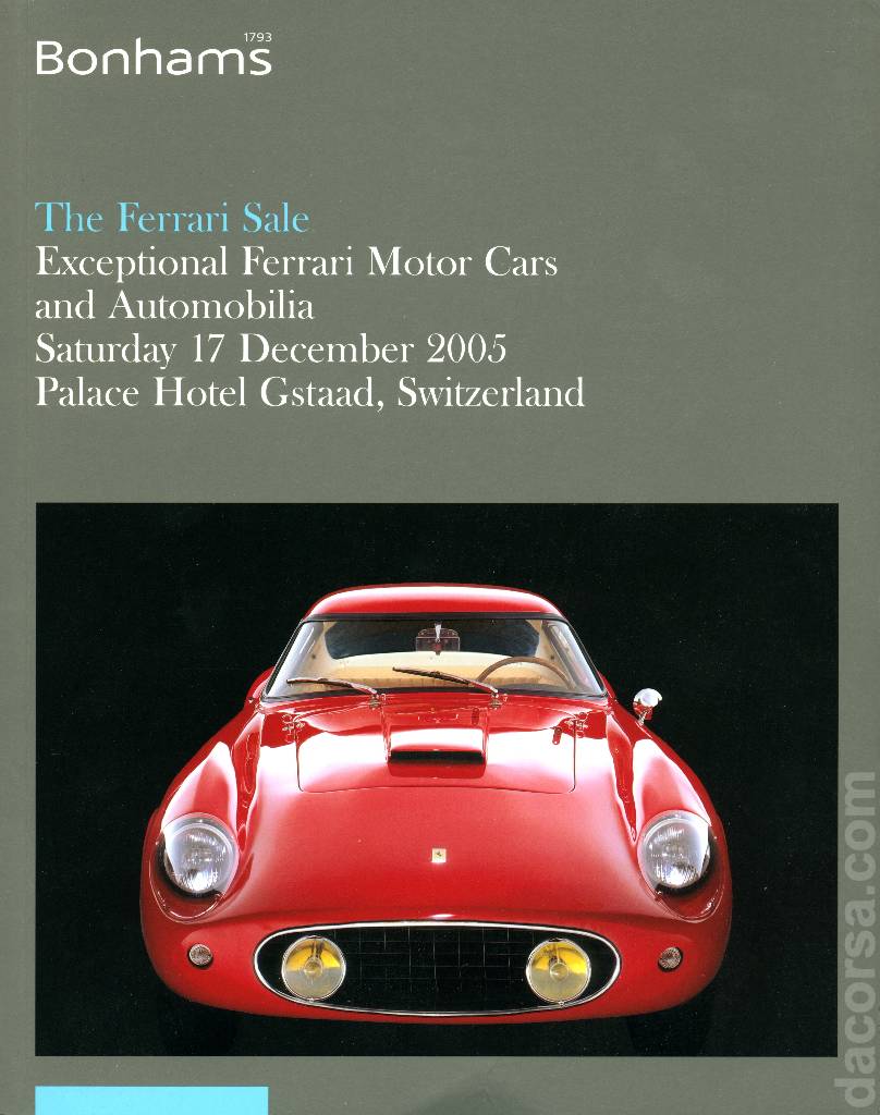 Image representing (13164) Bonhams | The Ferrari Sale