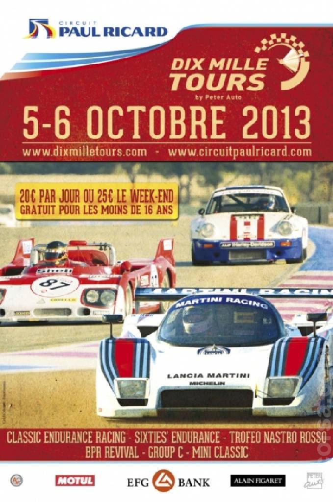 Event Poster for Dix Mille Tours du Castellet 2013