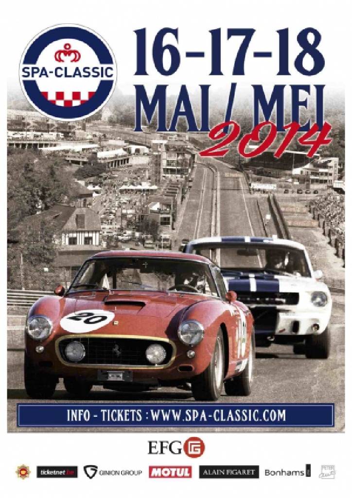 Event Poster for Spa-Classic 2014