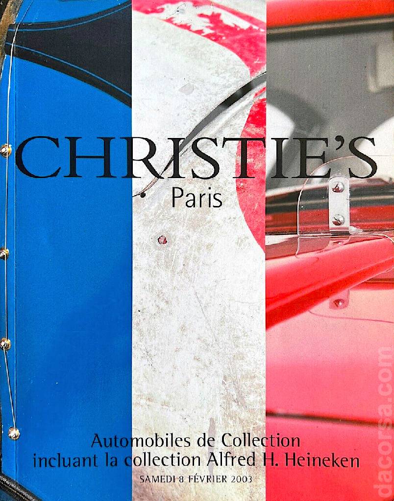 Event Poster for (5041) Christie's Auction | Salon R&eacute;tromobile