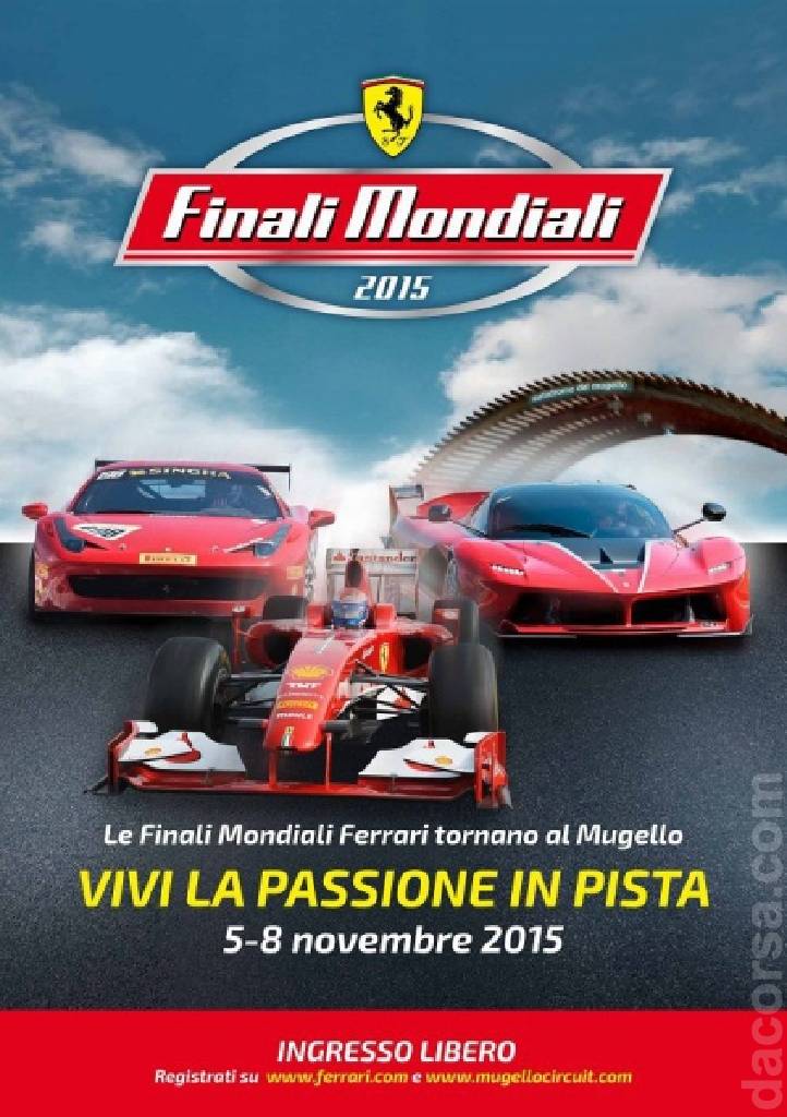 Event Poster for Ferrari Finali Mondiali 2015