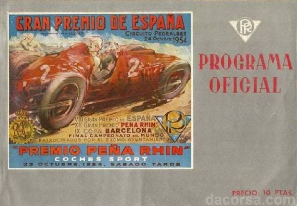 Image representing Gran Premio de Espa&ntilde;a 1954
