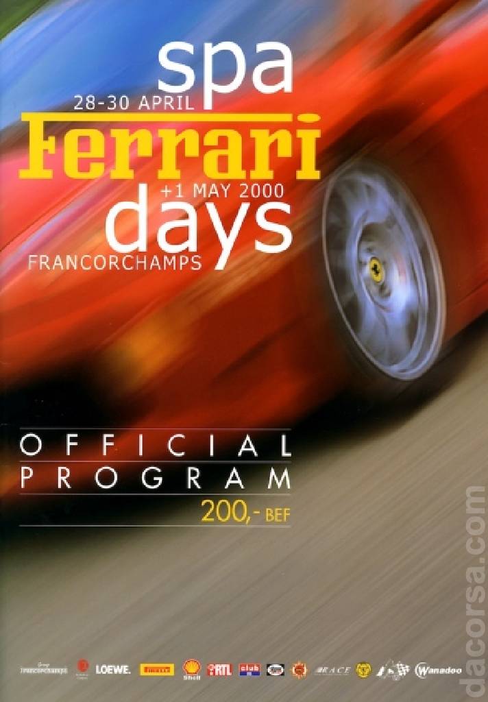 Image representing 12. Spa Ferrari Days