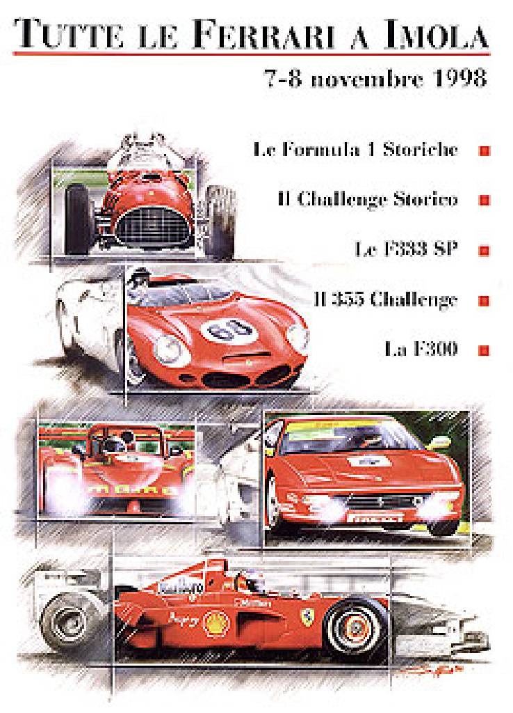 Image representing Tutte le Ferrari a Imola 1998