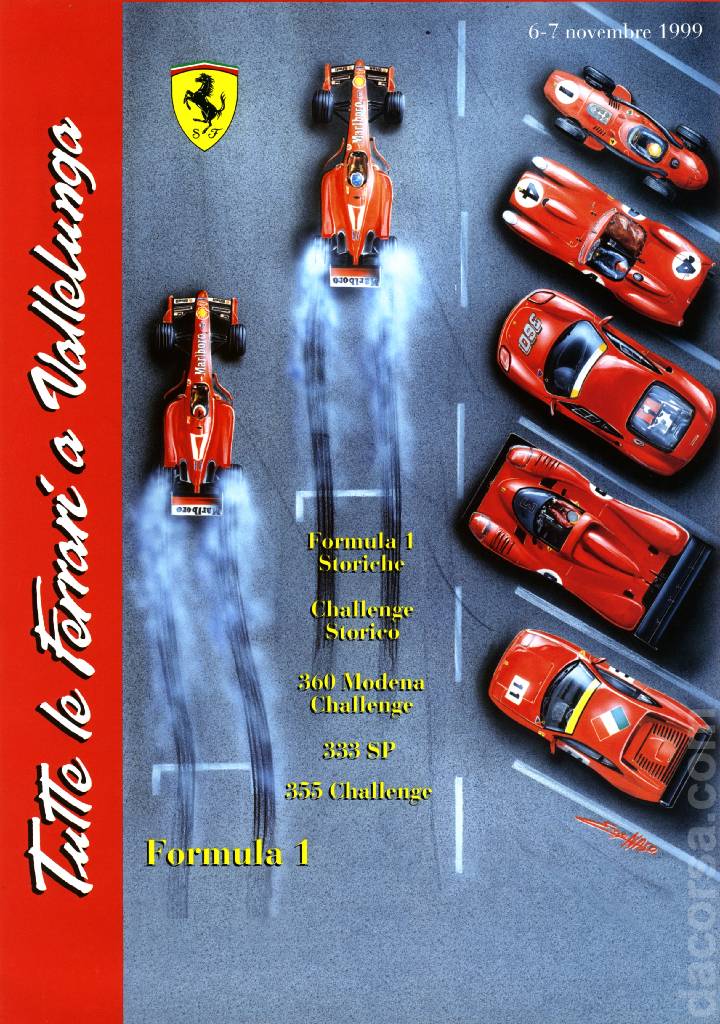 Event Poster for Ferrari Challenge | Tutte le Ferrari a Vallelunga 1999