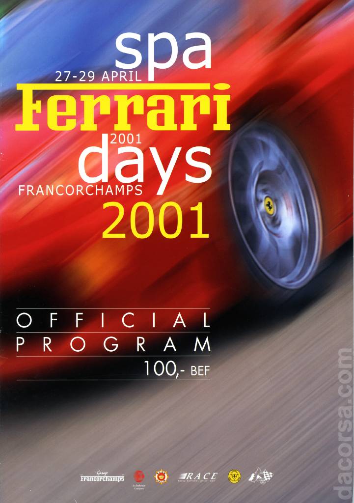 Event Poster for 13. Spa Ferrari Days | Historic Challenge