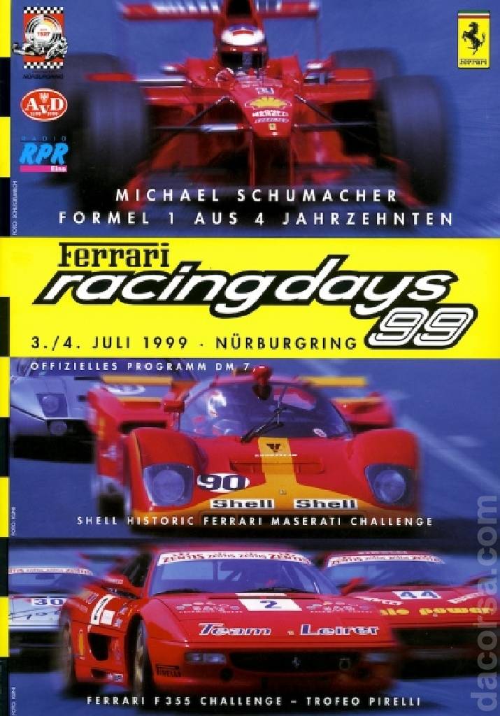 Image representing Ferrari Racing Days N&uuml;rburgring 1999