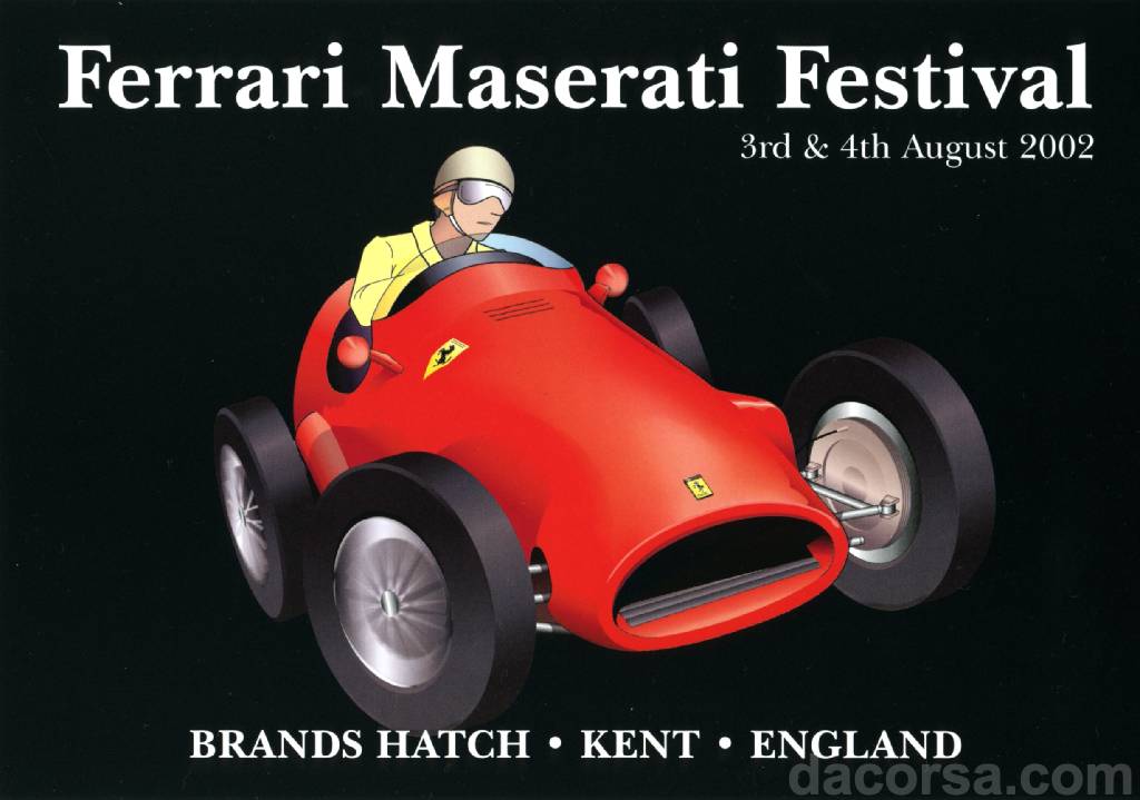 Event Poster for Ferrari Maserati Festival 2002