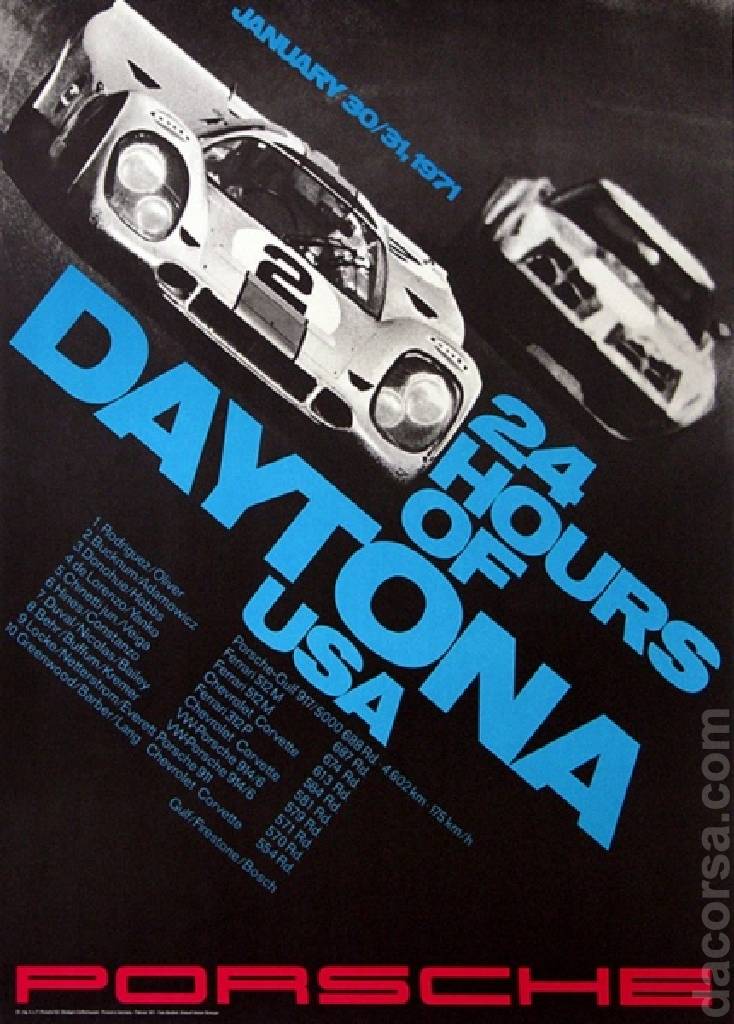 Event Poster for 24 Hours of Daytona 1977