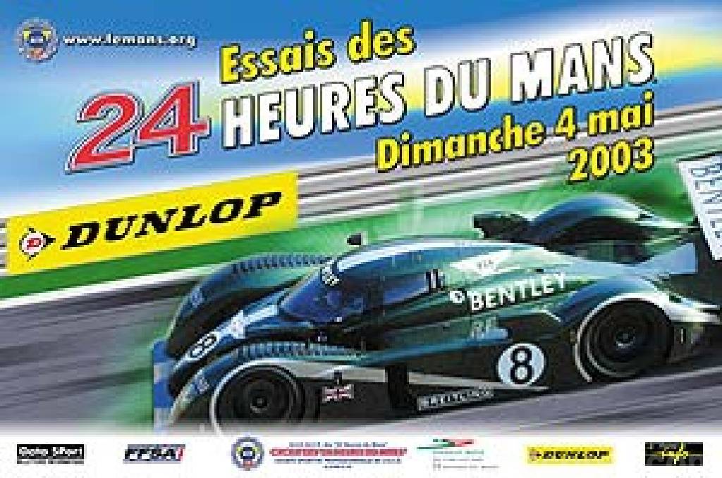 Image representing Essais Pr&eacute;liminaires des 24 Heures du Mans 2003