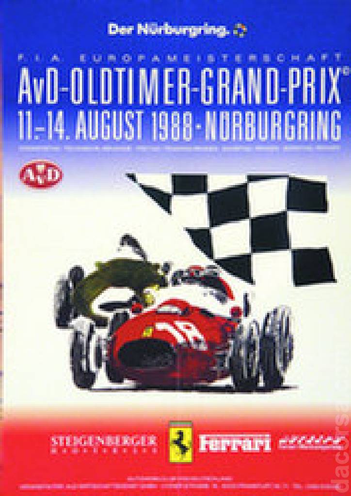 Event Poster for 16. AvD Oldtimer Grand Prix