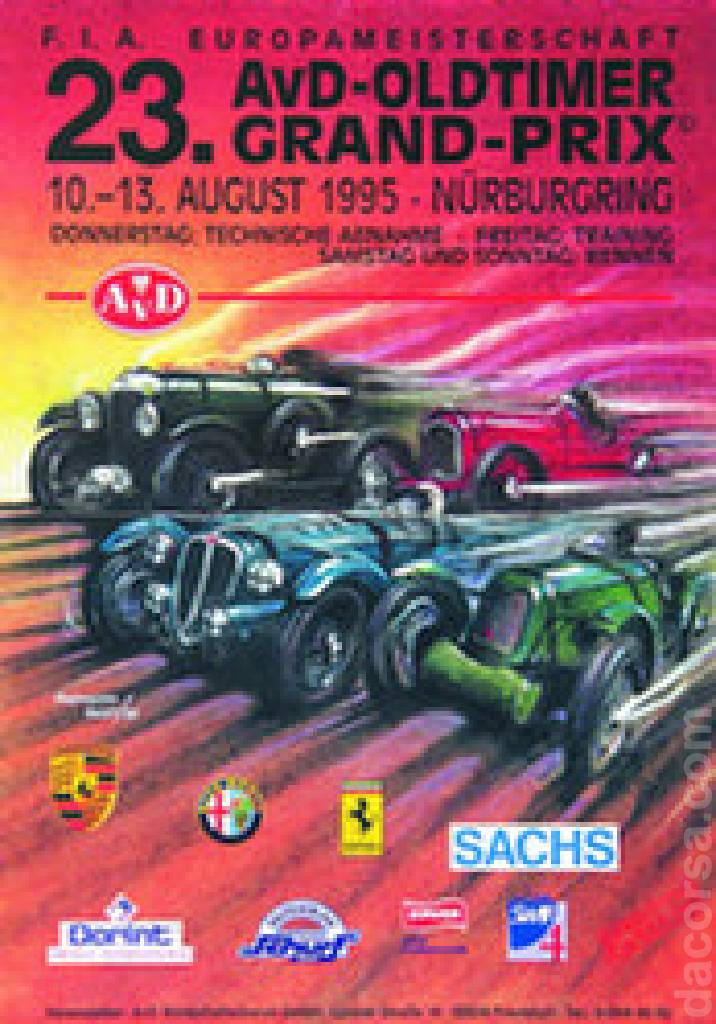 Event Poster for 23. AvD Oldtimer Grand Prix