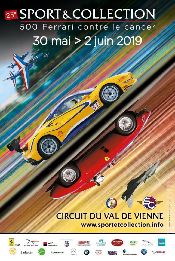 Event Poster for 25&egrave;me Sport et Collection - 500 Ferraris contre le Cancer