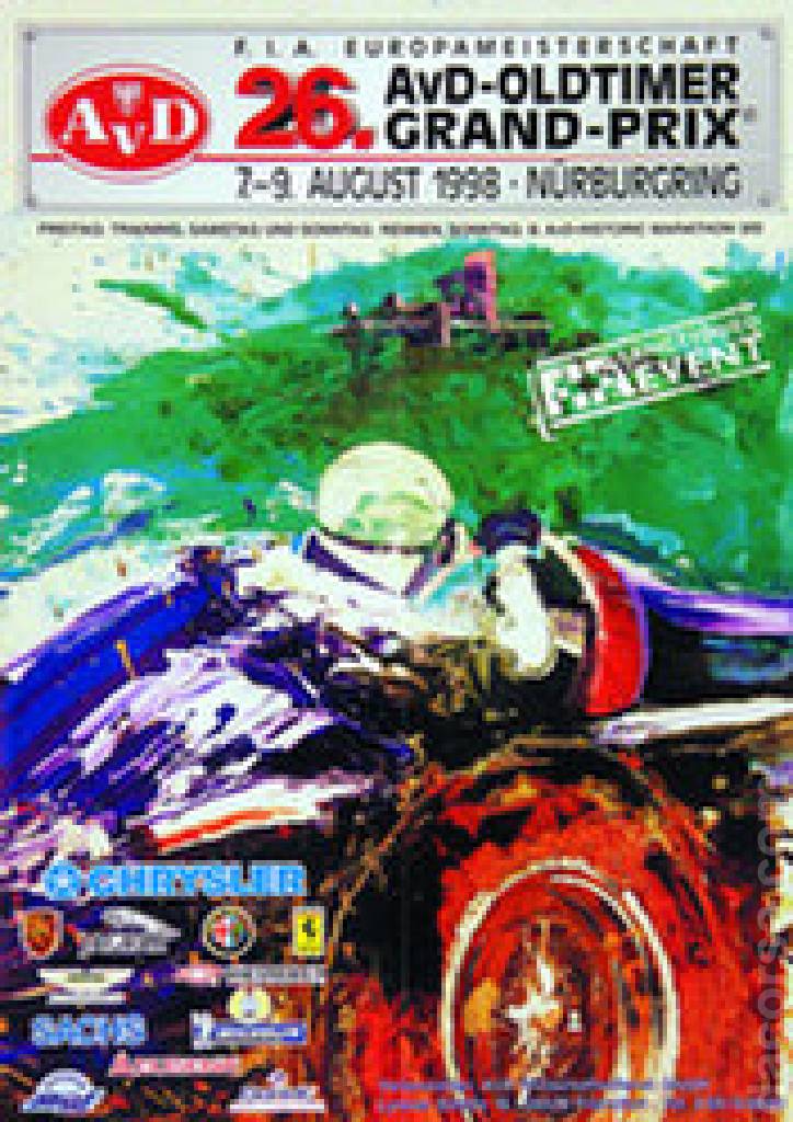 Event Poster for 26. AvD Oldtimer Grand Prix