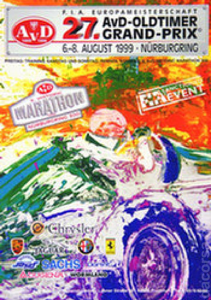 Event Poster for 27. AvD Oldtimer Grand Prix