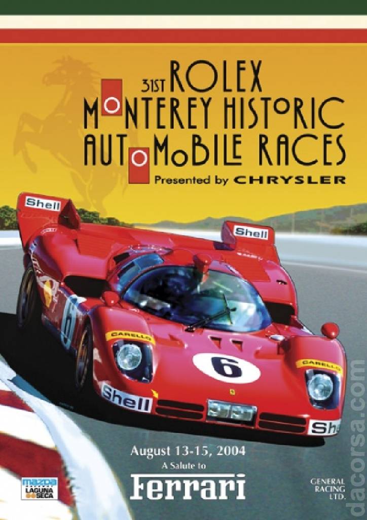 Image representing 31st Rolex Monterey Historic Automobile Races 2004