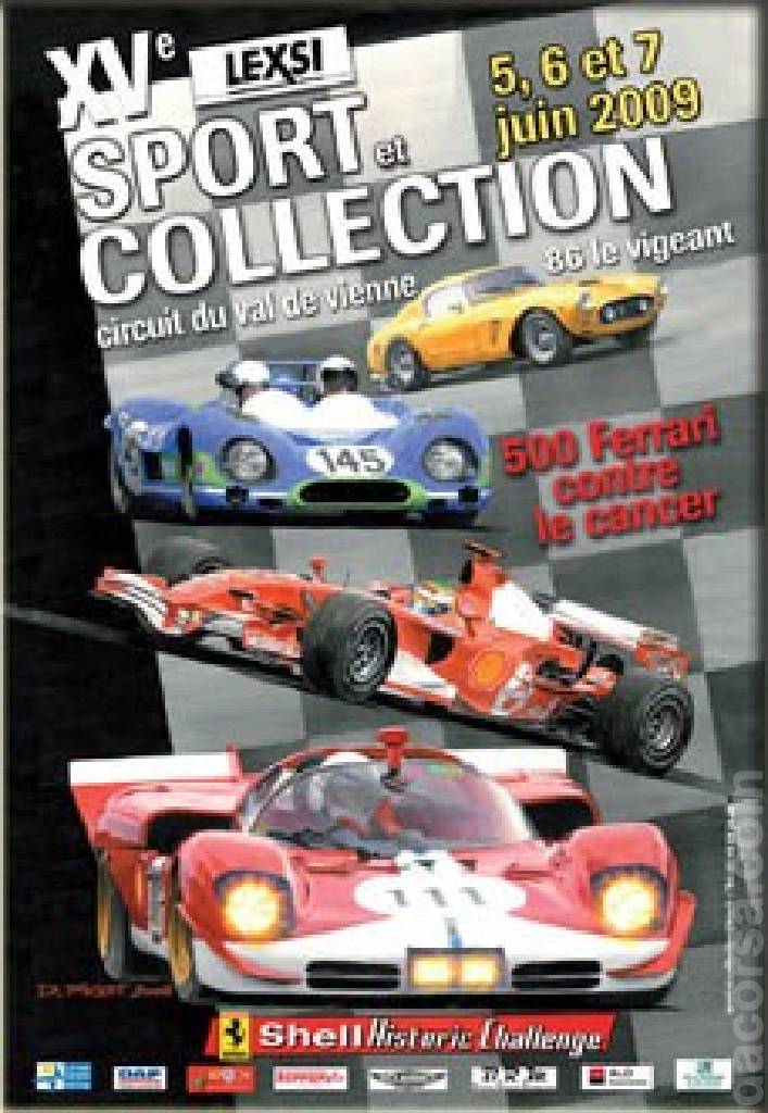 Image representing 15&egrave;me Sport et Collection - 500 Ferraris contre le Cancer