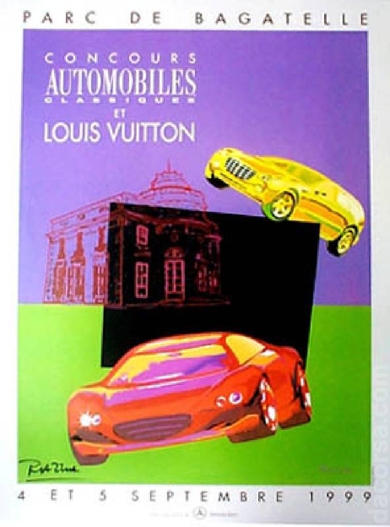 Event Poster for Concours Automobiles Classiques et Louis Vuitton 1999