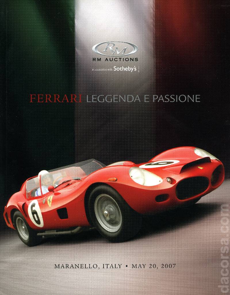 Image representing (FF07) RM Auctions | Ferrari - Leggenda e Passione