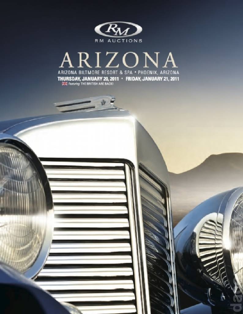 Event Poster for (AZ11) RM Auctions | Arizona