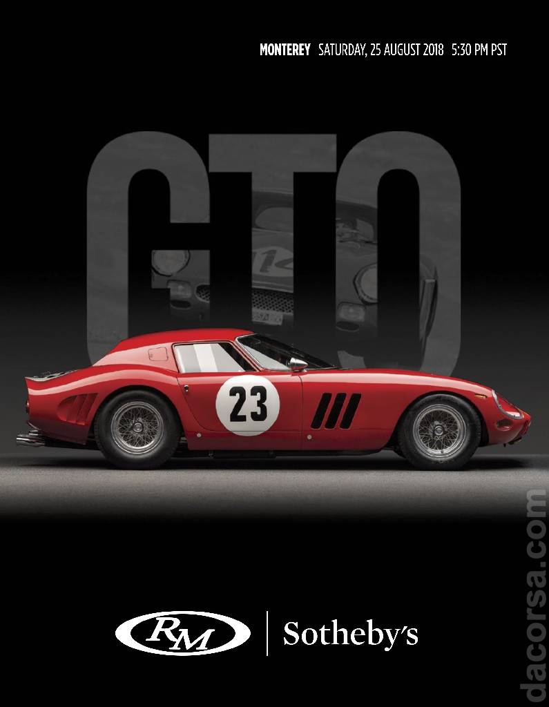 Event Poster for (MO18) RM Sotheby's | Monterey