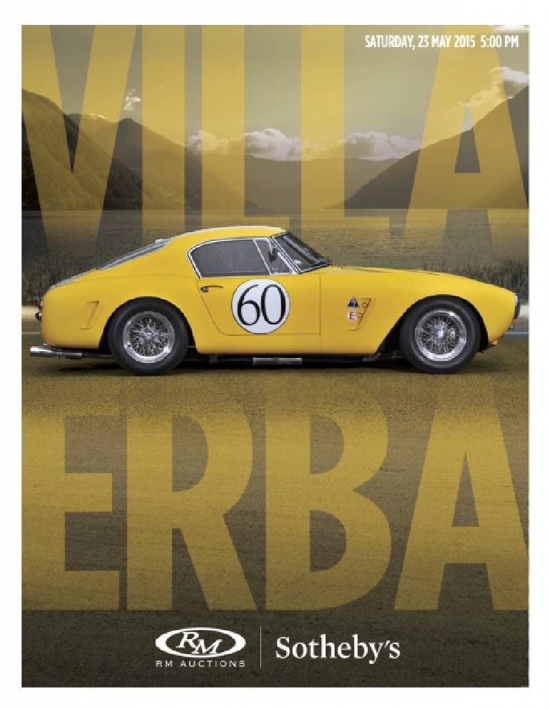 Event Poster for (VE15) RM Auctions | Villa Erba