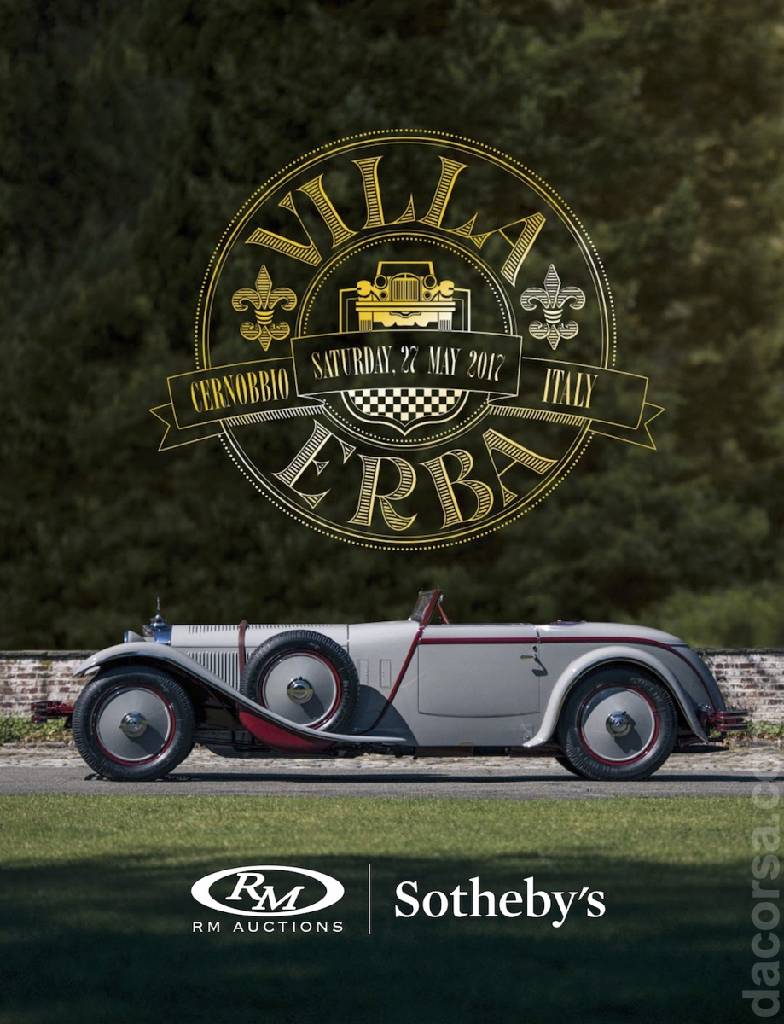 Event Poster for (VE17) RM Sotheby's | Villa Erba