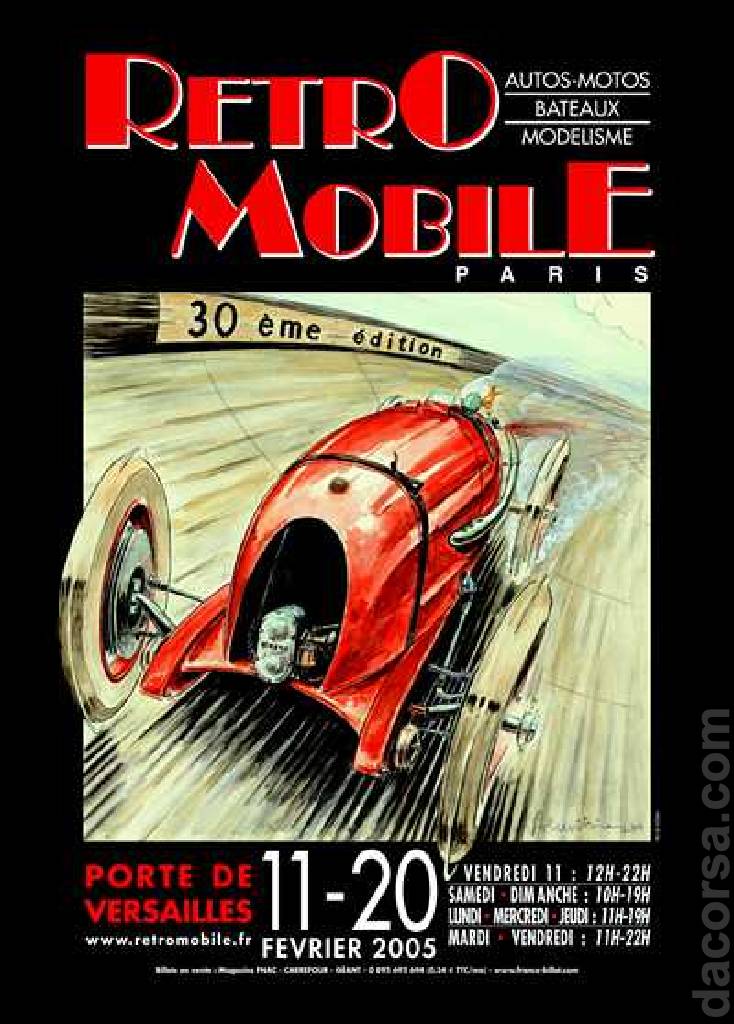 Event Poster for 30. R&eacute;tromobile