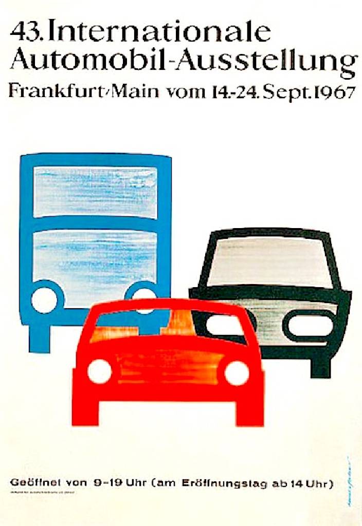 Event Poster for 43. Internationale Automobil Ausstellung