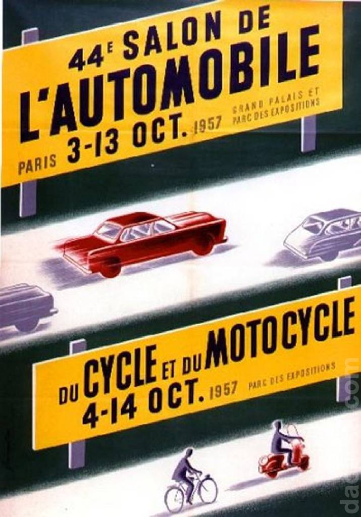 Event Poster for 44. Salon de l'automobile de Paris