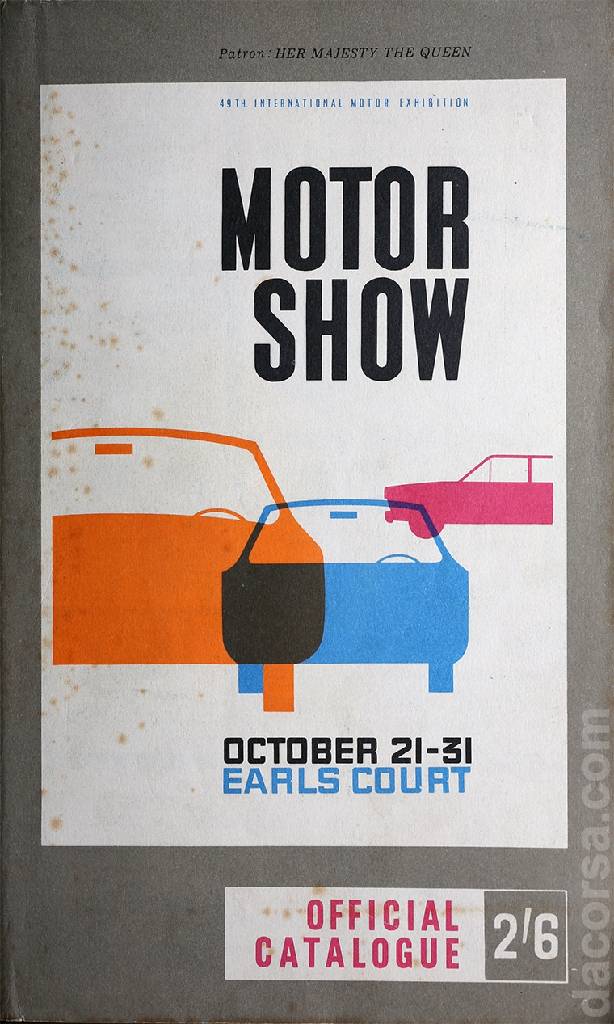 Event Poster for 49. British International Motor Exhibition