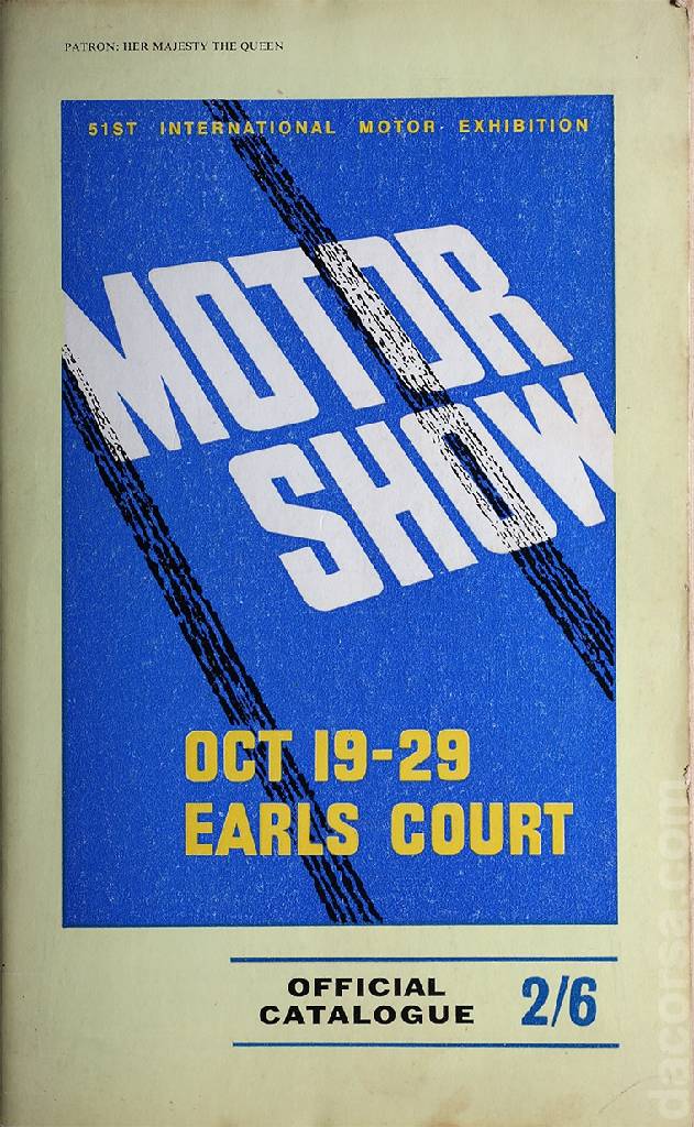 Event Poster for 51. British International Motor Exhibition