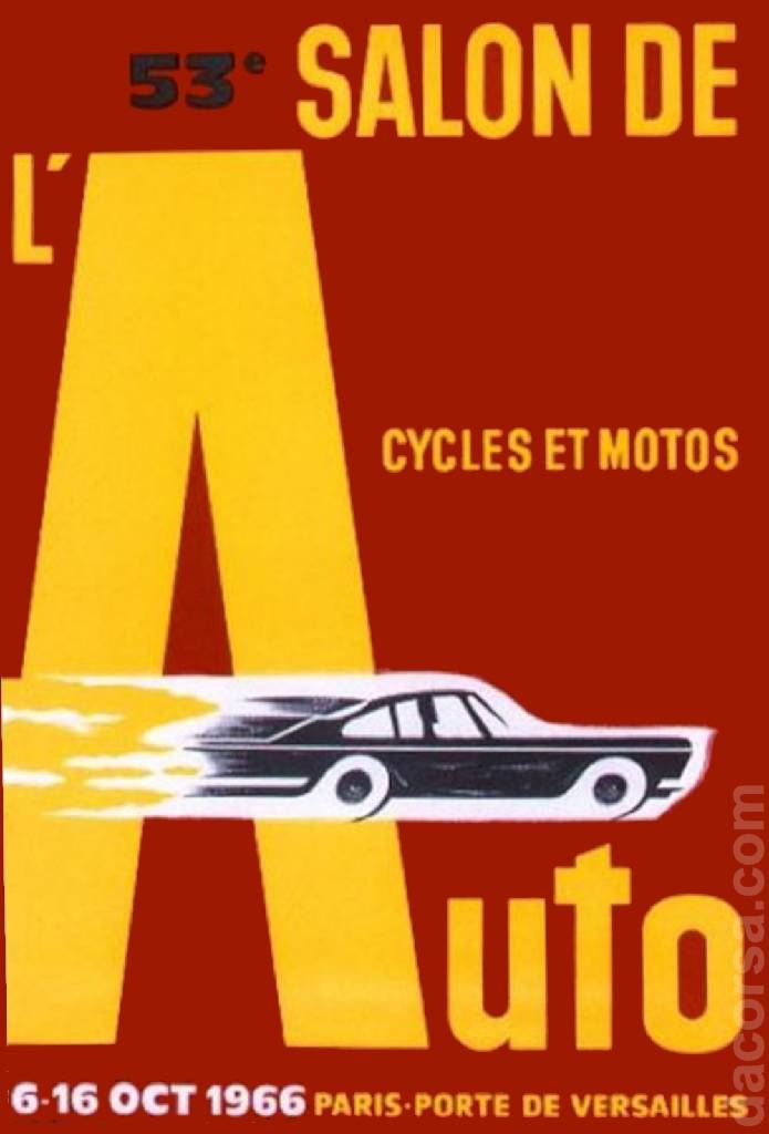 Event Poster for 53. Salon de l'automobile de Paris