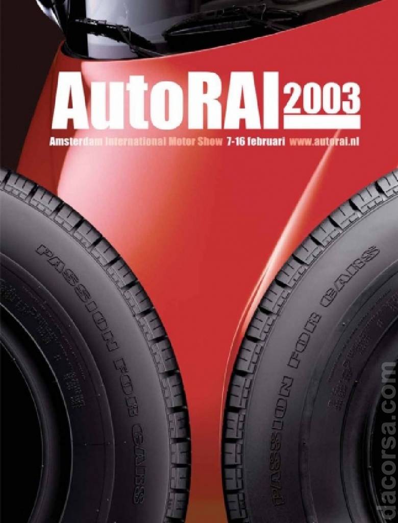 Event Poster for AutoRAI 2003