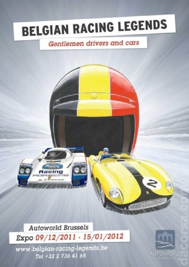 Event Poster for Belgian Racing Legends 2012