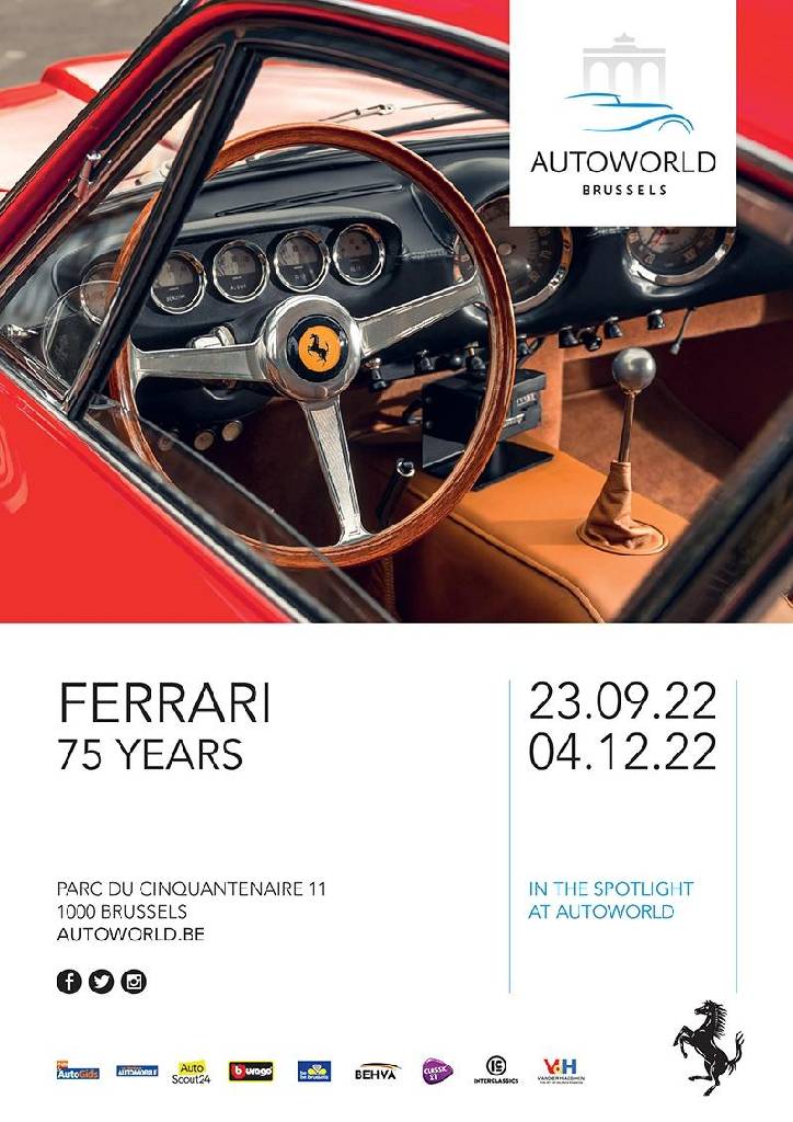 Image representing Ferrari 75 Years exhibition at AutoWorld